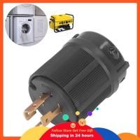 ราคา Supergoodsales 4 PRONG ปลั๊กอุตสาหกรรม 120 208V 20A US มาตรฐานการนำไฟฟ้าที่ดีตัวแปลงชายทนต่อแรงกระแทกสำหรับเครื่องกำเนิดไฟฟ้าเครื่องอบผ้า (52058308201)