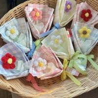 ราคา ดอกไม้ถักช่อจิ๋ว สีพาสเทล ของขวัญ ดอกไม้โครเชต์ (29313796054)
