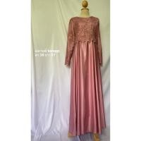 ราคา เดรสยาว ชุดอิสลาม เดรสลูกไม้ มือสอง (23561620402)