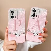 ราคา น่ารักสีชมพูเริ่มต้น Panda ปกหลังสําหรับ Xiaomi 12T 12TPro กรณีซิลิโคนเหลวสําหรับ Mi10T 10TPro Shell สําหรับ Xiaomi11T 11TPro เคสโทรศัพท์ Capa กันชน (29787215887)