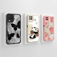 ราคา SAMSUNG เคสโทรศัพท์สําหรับsamsung Galaxy M12 A12 4G 5Gกรณีน่ารักPandaดอกไม้ซิลิโคนกันกระแทกนุ่มปกหลังสําหรับGalaxyA12 Shell SamsungM12 กรณีA125 ที่อยู่อาศัยKa (28322242683)