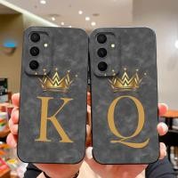 ราคา SAMSUNG สําหรับsamsung Galaxy A55 A54 A53 Crown Letter Housingสีดําซิลิโคนนุ่มปกหลังนักเรียนตาปลอกสําหรับSamsungA55 โทรศัพท์GalaxyA53 กรณีA54 กันชนCapa (27867786880)