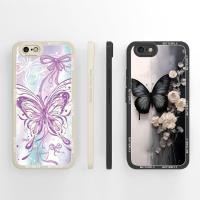 ราคา สําหรับ Apple iPhone 6 7 8 6Plus 7Plus 8Plus กรณีแฟชั่นผีเสื้อซิลิโคนนุ่มสําหรับ iPhone 7 7Plus เคสโทรศัพท์สําหรับ iPhone8 ปกหลังสําหรับ Apple6 Plus ปลอก (27591267809)