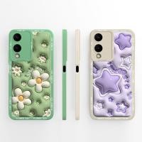 ราคา เคสซิลิโคนนิ่ม ลายดอกไม้ สําหรับ Vivo Y17S VivoY17S Y 17S 6 56 นิ้ว (25967562093)