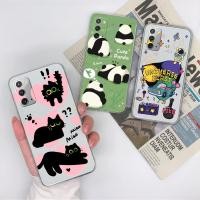 ราคา SAMSUNG สวยสําหรับSamsung Galaxy Note20 เคสโทรศัพท์สําหรับSamsung Note 5 ปลอกน่ารักPanda Cat Shell TPUซิลิโคนอ่อนนุ่มใสสําหรับNote5 ฝาหลังCapaกันชน (40159111055)
