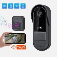 ราคา Wireless WIFI Doorbell Video Intercom ประตู Bell พร้อมกล้อง Tuya สมาร์ทโฮมสําหรับความปลอดภัยป้องกัน PIR Motion Detection (28614593305)