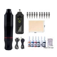ราคา เครื่องสัก ไร้สายเลาย ปากกาสัก ครบชุด อินเตอร์เฟซ DC Tattoo Machine (29670150559)