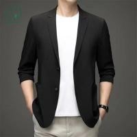 ราคา Chicnest เสื้อเบลเซอร์น้ำหนักเบาสำหรับผู้ชาย สไตล์ลำลองและธุรกิจ สีดำ (52150968555)