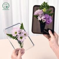 ราคา Chicnest กรอบรูปอะคริลิคแจกันศิลปะสมัยใหม่ดอกไม้แจกันดอกไม้เดสก์ท็อปที่วางพืชสําหรับของขวัญบ้านสํานักงานงานแต่งงาน Centerp Decor BU (52457886634)