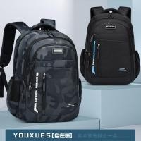 ราคา Camouflage Blue Junior High School กระเป๋าเป้สะพายหลังนักเรียนขนาดใหญ่ความจุ Water Repellent กระเป๋าเป้สะพายหลังกลางแจ้ง Decompression Ridge ป้องกันกระเป๋านักเรียนนักเรียน (47858830492)