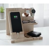 ราคา Simple Space ที่จัดระเบียบโต๊ะไม้แท้ All in One Organizer แท่นวางมือถือ ที่แขวนนาฬิกา Minimal งานสั่งทำ 3 5 วัน (42778782142)