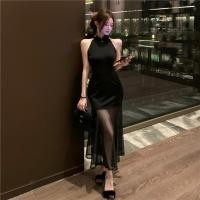 ราคา ชุดเดรส Fishtail Cheongsam สไตล์จีนแขนกุด ผ้ากอซเซ็กซี่ สำหรับหนุ่มๆ (49803045087)