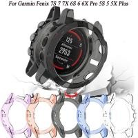 ราคา สําหรับ Fenix 6 6S 6X Pro 5 5S 5X Plus 7 7S 7X Tpu เคสป้องกัน สําหรับ Garmin Venu Sapphire กรอบพลังงานแสงอาทิตย์ นิ่ม คริสตัลใส Tpu เคส (23158072941)