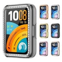 ราคา PC Hollow สําหรับ Huawei Band 11 Pro สมาร์ทนาฬิกาเพชรคริสตัลกันชนสําหรับ Huawei Band11Pro Band 11Pro ฝาครอบ Accessorie ป้องกันหน้าจอ (49407542507)