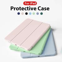 ราคา Ipad2 iPad3 iPad4 Tri fold Bracket TPU กรณีแท็บเล็ตสําหรับ iPad 2 3 4 5 6 7 8 9 10 2017 2018 2022 9 7 10 2 10 9 นิ้ว Anti Scratch แท็บเล็ตกันชนป้องกันหน้าจอ (29216236775)