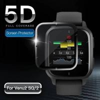 ราคา Garmin VenuSQ2 VenuSQ ฟิล์มกระจกนิรภัยกันรอยหน้าจอ 9D HD ขอบโค้ง สีดํา สําหรับ Garmin Venu SQ2 SQ 1 3 ชิ้น (25055684478)