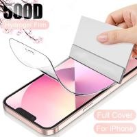 ราคา HydrogelซิลิโคนTPUป้องกันหน้าจอกาวเต็มรูปแบบสติกเกอร์ฟิล์มสําหรับIPhone 14 13 11 12 Pro Max Plus Mini 6 6s 7 8 Plus X XS Max XR SE 2020 2022 Bluerayไม่แก้ว (57858526067)
