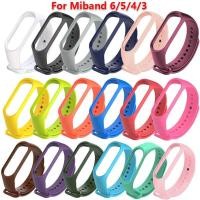ราคา สร้อยข้อมือซิลิโคนสําหรับ Xiaomi Mi Band 6 5 4 3 สายรัดข้อมือแบบสปอร์ตเปลี่ยนสายสําหรับ Mi Band6 Band5 Band4 band 3 Smart watch Band (49358466573)