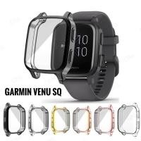ราคา ป้องกันหน้าจอสําหรับ Garmin Venu SQ 2 SQ2 Ultra Slim Soft Smart watch สําหรับ Garmin Venu Sq เพลงกันชน Shell band (47408386164)