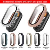 ราคา Xiaomi Band9 Band8 Band7 Band6 Band5 Band4 ฝาครอบ Hard PC กรอบ 9D ฟิล์มกระจกนิรภัยนาฬิกาสําหรับ Xiaomi Mi Band 9 8 7 6 5 4 Anti Scratch สมาร์ทนาฬิกาป้องกันหน้าจอ (28656989949)