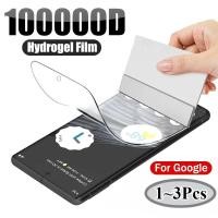 ราคา Google Pixel9 Pixel8 Pixel6 1 3 ชิ้น 1000D HD Clear Soft Hydrogel ฟิล์มสําหรับ Google Pixel 9 8 7 6 Pro XL 9a 8a 7a 6a 5 4a Anti Scratch Anti Spy ความเป็นส่วนตัวป้องกันหน้าจอโทรศัพท์ (28634761887)