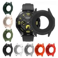ราคา Huawei WatchGT4 WatchGT5 ซิลิโคนคุณภาพสูง Hollow Out TPU Soft นาฬิกาสําหรับ Huawei Watch GT5 GT4 GT 5 4 41 มม 46 มม Anti Scratch กันกระแทกสมาร์ทนาฬิกากรอบกันชน Protector (27570253440)