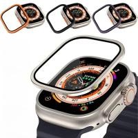 ราคา กรอบโลหะผสมไทเทเนียมนาฬิกาป้องกันหน้าจอสําหรับ Apple Watch Ultra 3 2 49 มม กระจกนิรภัย กรอบโลหะสําหรับ Apple Watch Ultra3 Ultra2 Ultra 49 มม ฟิล์มป้องกัน (29741622954)