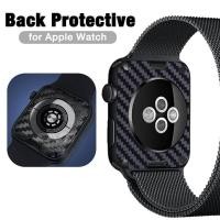 ราคา 3 ชิ้น 9D คาร์บอนไฟเบอร์ด้านหลังฟิล์มสติกเกอร์สําหรับ Apple Watch Series 10 9 8 7 41 มม 45 มม Ultra 2 49 มม Anti Fingerprints นาฬิกาป้องกันหน้าจอสําหรับ Series 6 5 4 SE 40 มม 44 มม 3 2 1 38 มม 42 มม (