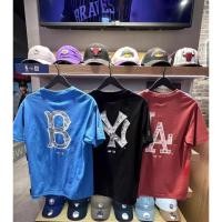 ราคา เสื้อยืดแขนสั้นผ้าฝ้าย 100 สำหรับผู้ชายและผู้หญิง สไตล์แฟชัน สบายๆ ในวันหยุดหรือเล่นกีฬา (48258416569)