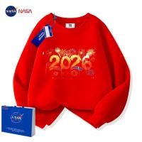 ราคา เสื้อลูกเรือกันหนาว สไตล์ street สำหรับทุกคน โทนสีแดงปีม้า (46605176136)