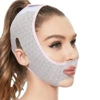 ราคา ส่งไว สายรัดหน้าเรียว ที่รัดคางเรียว V line Face Shaper ผ้าดึงหน้ายกกระชับ ลดเนียง เครื่องมือยกกระชับใบหน้า V shaper (27055902132)