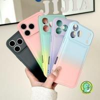 ราคา Gradient Candy สี Bulge สําหรับ Vivo V70 Elite S50 S30 Pro Mini V40 V30 Pro T4 Ultra X300 Pro X200 Pro Mini X200S X100 X100S 5G 4G น่ารัก Simple Soft Casing (56457525164)