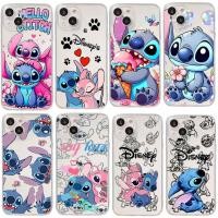 ราคา Stitch AngelปลอกสําหรับIphone XR XS Max 7 8 6 6S Plus 16 Pro Max 11 X 7 6 6PLUS 7PLUSใสการ์ตูนเคสโทรศัพท์ (54856034258)