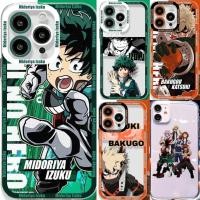 ราคา อะนิเมะ My Hero Academia สําหรับ Iphone 13 11 12 Pro Max 6 6S 7 8 Plus 7 8 Plus 16e 16 8 6 XR XS Max X 12 13 mini เคสโทรศัพท์การ์ตูนนุ่มใส (27843282222)