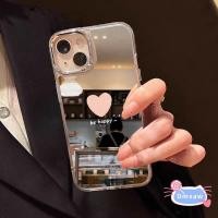 ราคา Simple Pink Love กระจกเคสโทรศัพท์สําหรับ Huawei Pura 70 Pro Plus Ultra P60 P50 P40 P30 Pro Mate 70 60 50 40 30 Pro Plus 50E 40E 30E Pro ins สไตล์น่ารัก Happy Soft ปลอก (29586937342)