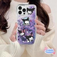 ราคา น่ารัก Melody Liquid Bling กรณี Vivo V27 Pro V27E V25 V25E V25 Pro V23E V23 Pro V21 V21S V20 V20 Pro 4G 5G Glitter Quicksand เคสโทรศัพท์การ์ตูน Kuromi อบเชย Shining ฝาครอบ (22675301585)