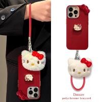ราคา ปีใหม่ Bow Tie Hello Kilty สําหรับ Redmi หมายเหตุ 15 14 Pro Plus 14S 11 K90 K80 Pro Max A7 Pro Turbo 5 4 Pro Max 3 15C A5 5G 4G Hellokitty ฝาครอบพร้อมสายคล้องตุ๊กตาจี้เชือก (57058740615)