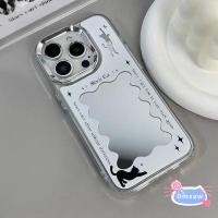 ราคา SAMSUNG Luxury Hollow Waveกรอบกระจกแมวเคสโทรศัพท์สําหรับSamsung Galaxy S26 S25 Edge S24 S23 S22 S21 S10 Plus S20 FE F55 F14 C55 M52 M34 M32 M22 M14 A22 ปลอกชุบนุ่ม (45006949548)