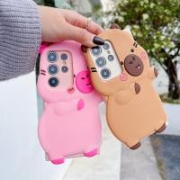 ราคา น่ารักการ์ตูน Capybara เคสโทรศัพท์สําหรับ OPPO A3 A3 Pro A3X A18 A38 A58 A78 4G A97 A95 F11 F27 Pro A57 A39 A59 A83 3D ซิลิโคนคลุมทั้งหมดกรณีกันกระแทกนุ่มปกหลัง (28173700855)