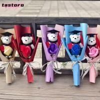 ราคา ช่อดอกไม้หมีรับปริญญา พายุ ของขวัญของเล่นตุ๊กตา ช่อดอกไม้สบู่ดอกทานตะวัน ช่อหมีหมอสุดเก๋น่ารัก วันครู (46058503824)