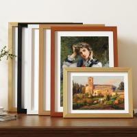 ราคา กรอบรูปไม้ 6 นิ้ว กรอบเปล่า โต๊ะแขวนผนัง กระดาษ a3 4 กรอบเปิด ติดเอง ขนาดใหญ่ A4 กรอบภาพสีน้ำมัน 12 (55258402092)