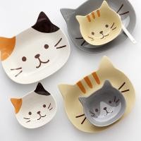 ราคา การ์ตูนญี่ปุ่นเซรามิคน่ารักแมวครัวเรือนจานชามอาหารเช้าจานชามสลัดชามเด็กจานชามข้าว (28958475038)