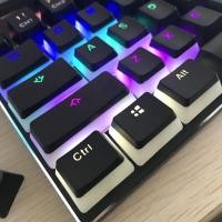 ราคา คีย์บอร์ดเครื่องกลสีผิวนมสองชั้น PBT สร้างสรรค์ Jelly โปร่งแสง Keycap 108 Key 104 Key (28127055945)