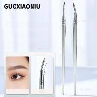 ราคา GUOXIAONIU แปรงแต่งหน้า มุมพับ แปรงรายละเอียดตา ขนแปรงอ่อน (40511705681)