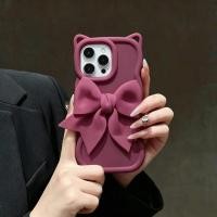 ราคา หรูหรา 3D น่ารักโบว์เคสโทรศัพท์สําหรับ Samsung Galaxy S26 S25 S24FE S23 S23FE S22 Ultra S21 S21FE S20 S20FE S10 S10E Plus 4G 5G Matte นุ่มปกหลัง (53709005223)