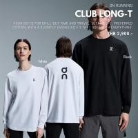 ราคา พร้อมส่ง เสื้อ On แขนยาว รุ่น Club Long T เสื้อยืดแขนยาว ผ้าไม่หนา ระบายอากาศดี ใส่ออกกำลังกายได้ (48957637699)