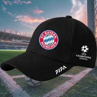 ราคา UEFA Champions League flat cap FC Bayern Munich logo Football themed hat หมวกเบสบอลพิมพ์ตราสัญลักษณ์บาเยิร์นมิวนิก (58108989835)