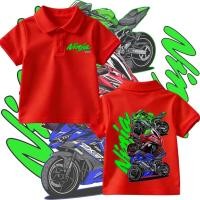 ราคา นินจารถจักรยานยนต์ ZX 25R Adult and Children s polo shirt 110CM 150CM and S 3XL Ninja motorcycle ZX 25R เสื้อโปโล (56558995834)