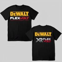 ราคา เสื้อยืดคุณภาพดี เสื้อยืดลายกราฟฟิก Dewalt flexvoltS 5XL เสื้อยืดพิมพ์คุณภาพสูง (53551216860)