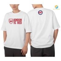 ราคา เสื้อยืด London is Red Clic สีขาว สกรีนหน้า หลัง ตามแบบ ผ้า Cotton100 (53107613864)